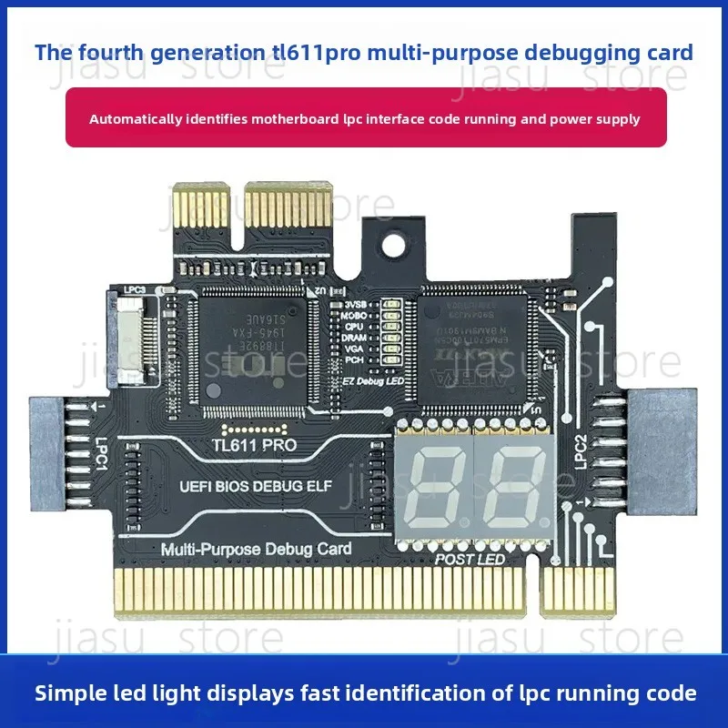 

TL611 PRO Diagnostic Card Desktop PCI main board PCI E Notebook Debugging Card Computer LPC DEBUG