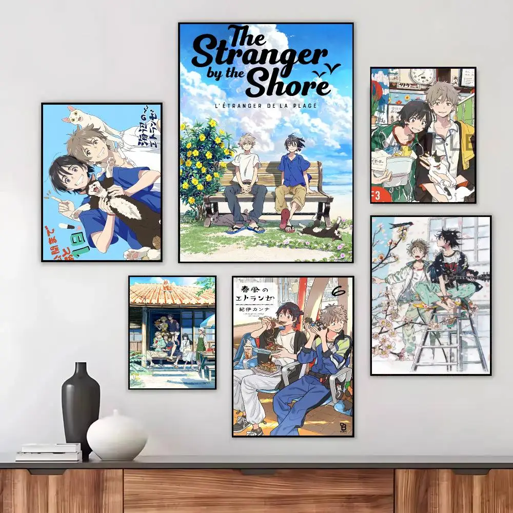 Anime S-Stranger by the Shore Poster Wall Art Printed Decor Sticker Stylish Home Gift for Living Room Bedroom Corridor Cafe
