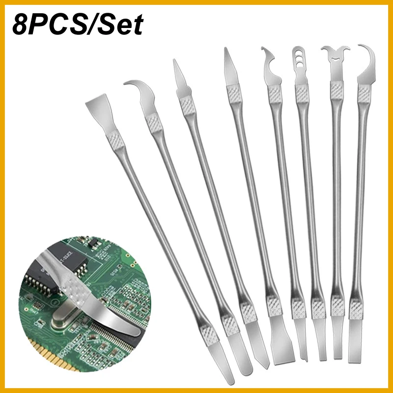 New 2026 8PCS IC Chip Repair Thin Blade PCB Motherboard Knife CPU Remover BGA Maintenance Knife Remove Glue PC Cell