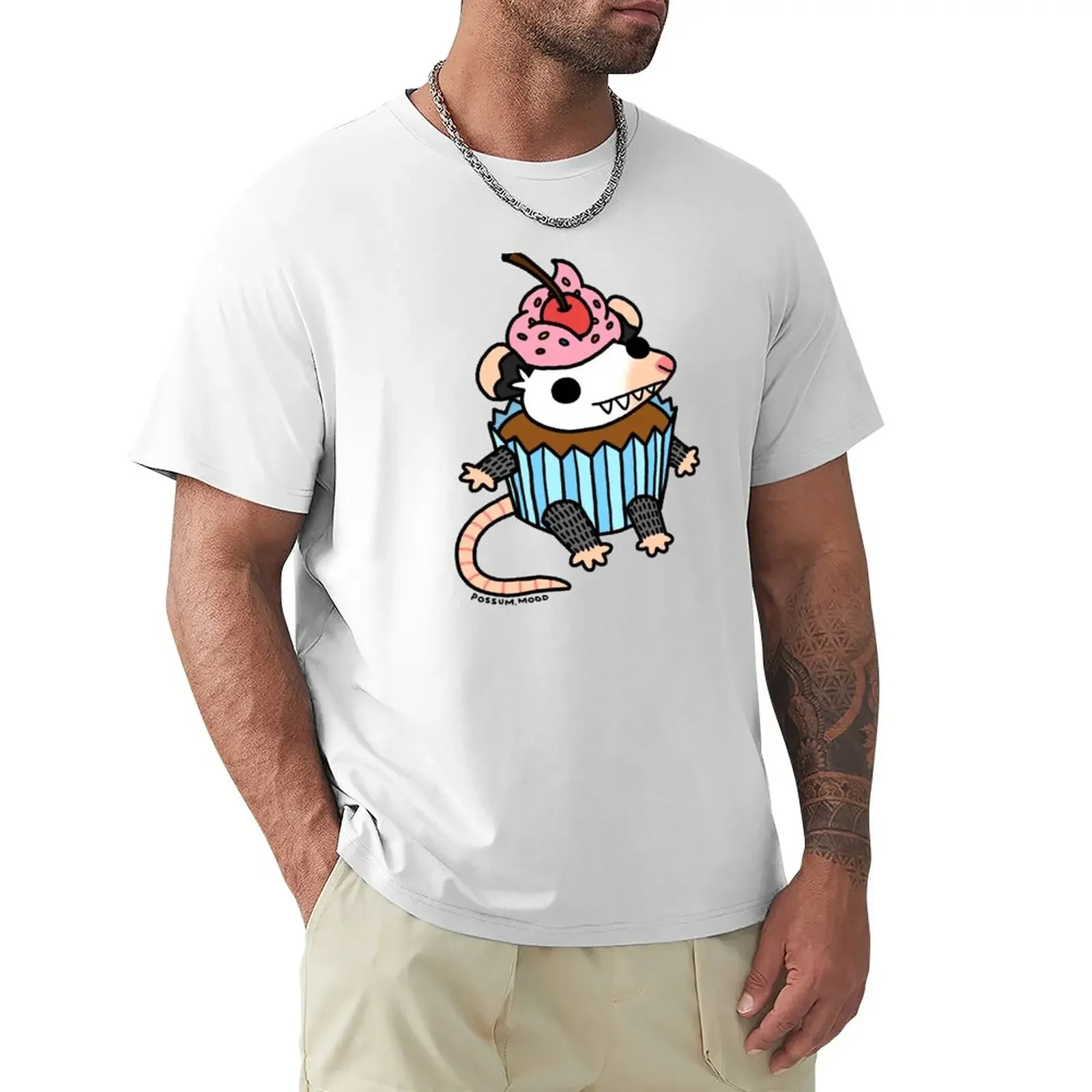 Cupcake T-Shirt tops anime clothes korean fashion t shirts men