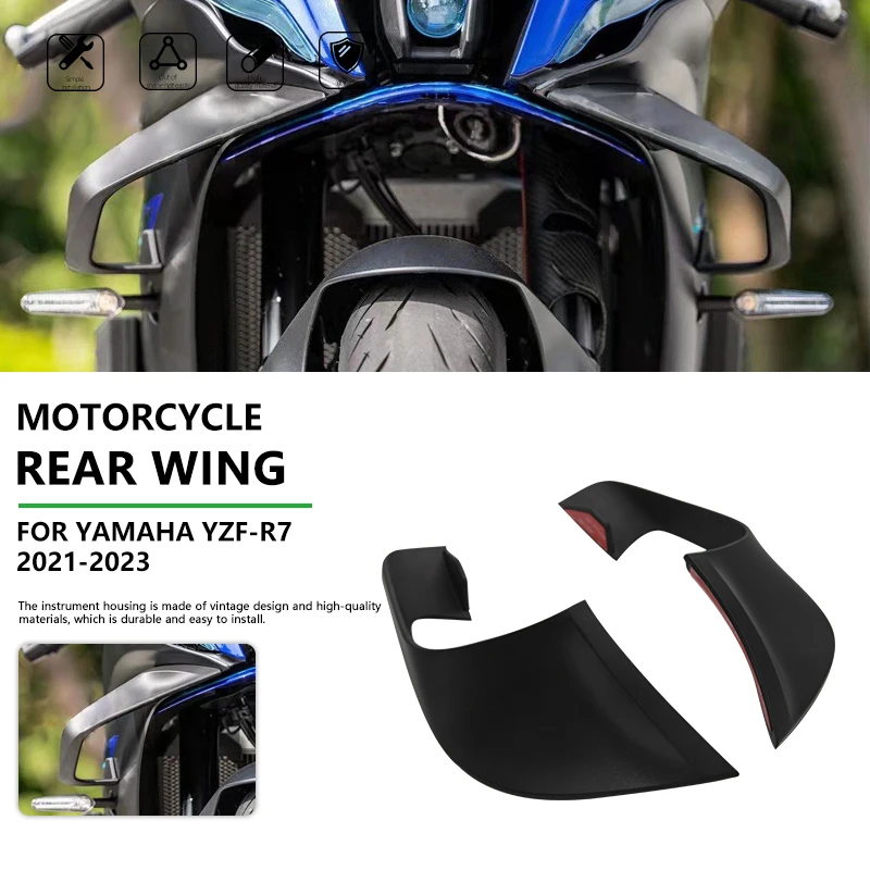 

Fixed Wind Wing for Yamaha YZF-R7 YZF R7 R 7 2021 2022 2023 Motorcycle Aerodynamic Winglets Windshield Fairing YZFR7 Accessories