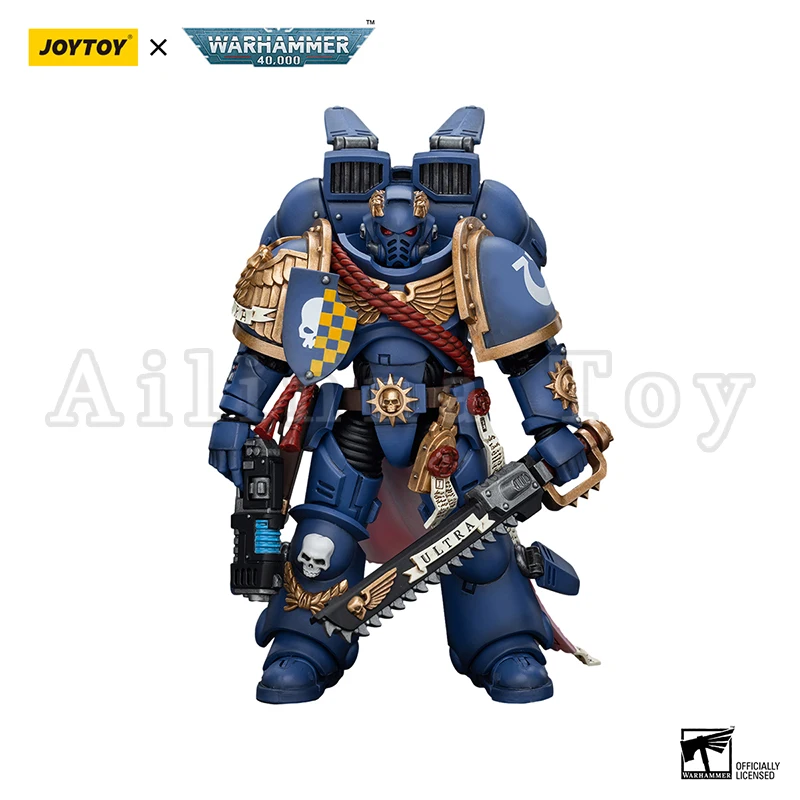 1/18 JOYTOY Action Figure 40K Ultramarines Captain With Jump Pack Re-issue Version Anime Collection Model Toy