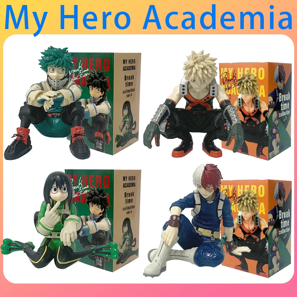 حار بطلي الأكاديمية أنيمي الشكل Midoriya Izuku Todoroki شوتو Bakugou Katsuki عمل أرقام أنيمي شخصية لعبة مجسمة هدية