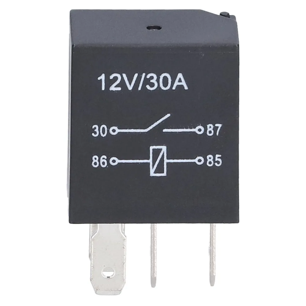 10 Pcs Relay Kit 4 Pin/5Pin Violet Relay 12V 30A 36.6*23*15.5mm Automobile Relay Relay Set Fog Lamp Application