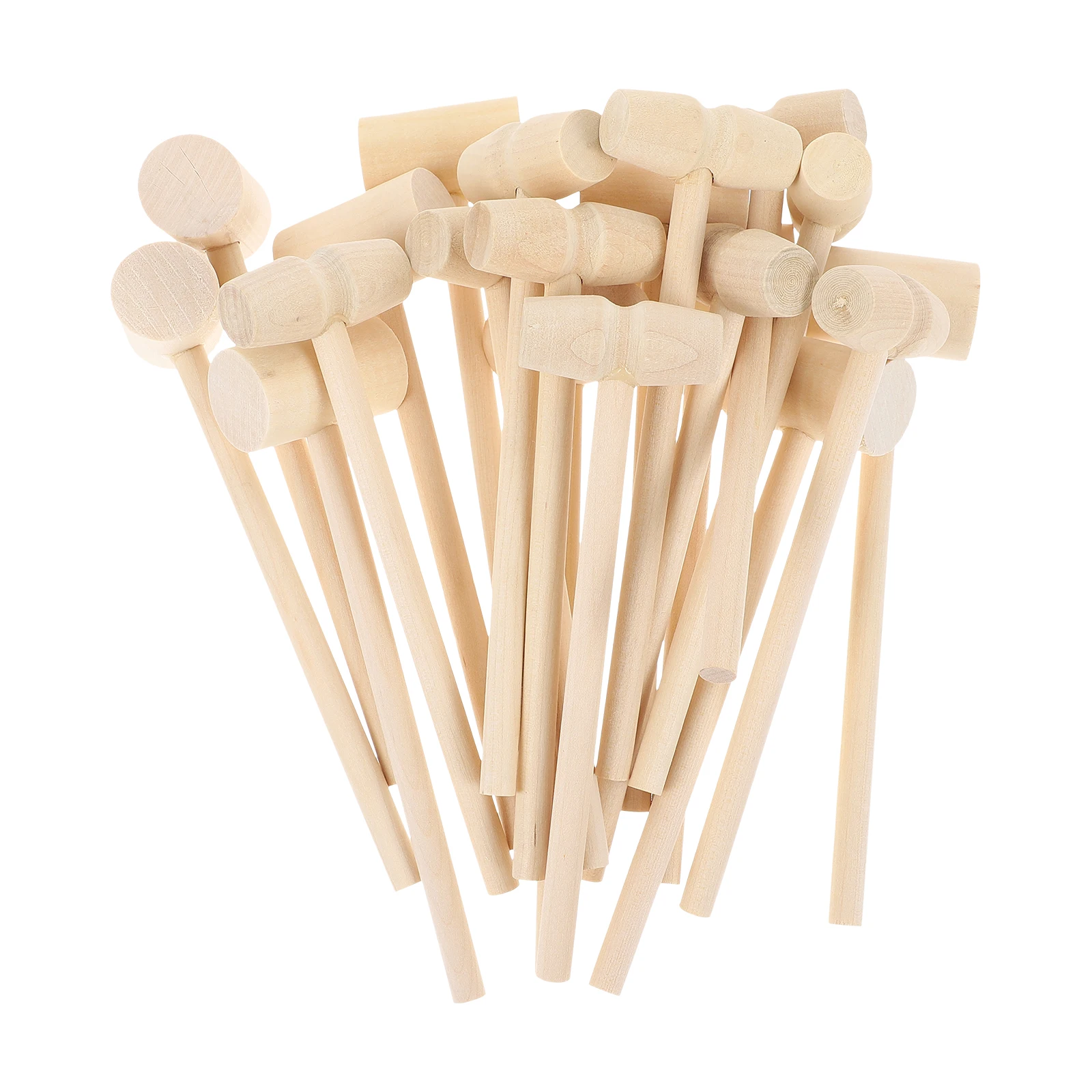 

20 Toy Mini Hammers Safe Kids Toys Kids Wooden Mallet Game Crab Hammer Tool Wooden Mallet