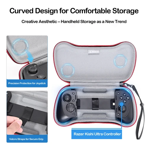 Imagen 2 del producto RLSOCO para Razer Kishi Ultra controlador de juego bolsa de almacenamiento anticaída bolsa sísmica antipresión almacenamiento accesorios para controlador de juego