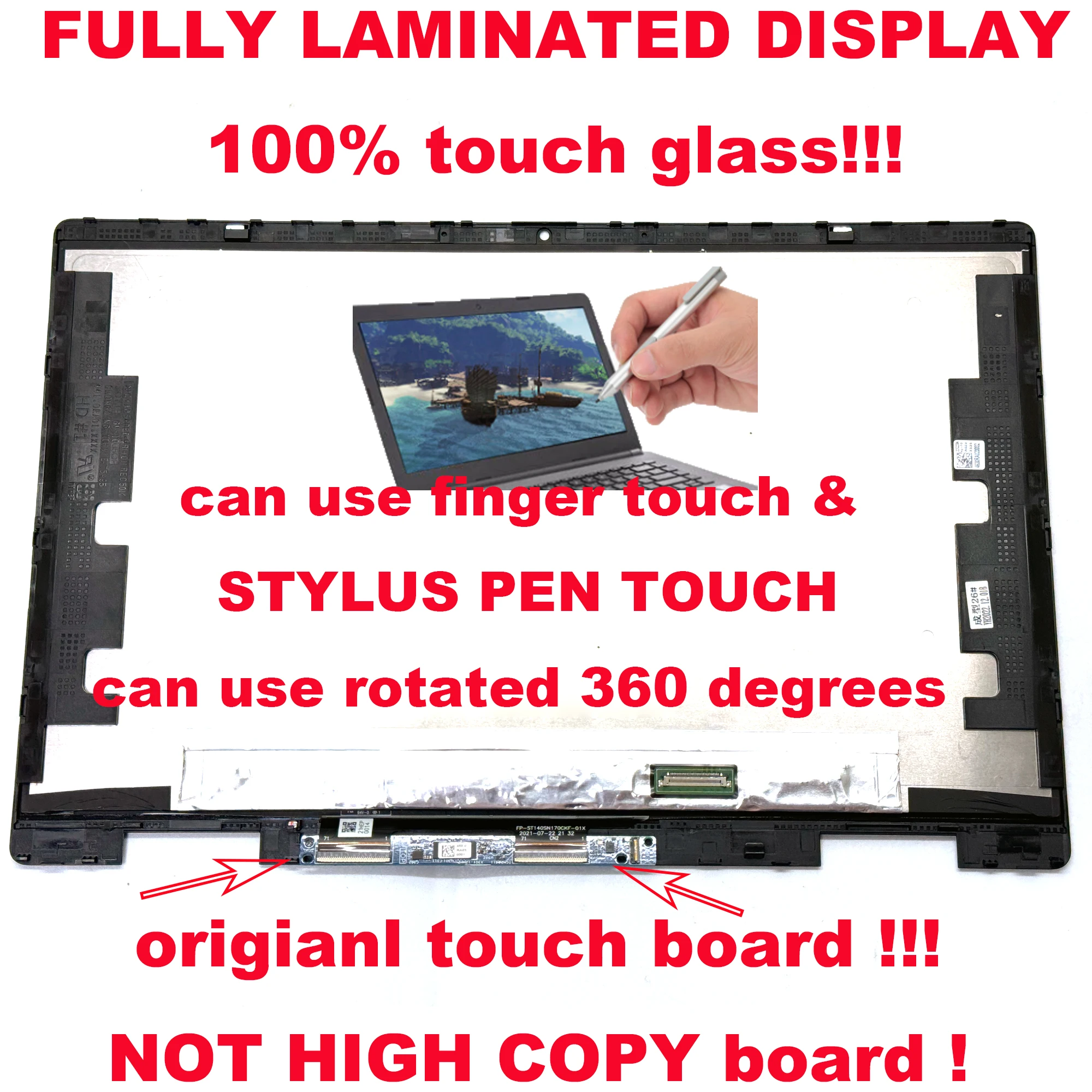 For HP Pavilion X360 14-EK Series 14 Ek 14