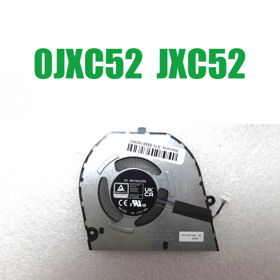

Laptop Cooling Fan For DELL For Inspiron 14 5430 0JXC52 JXC52 BN8505S5H-001P 023.100TU.0011 DFS5K12B15E6AG FQ75 023.100TV.0001