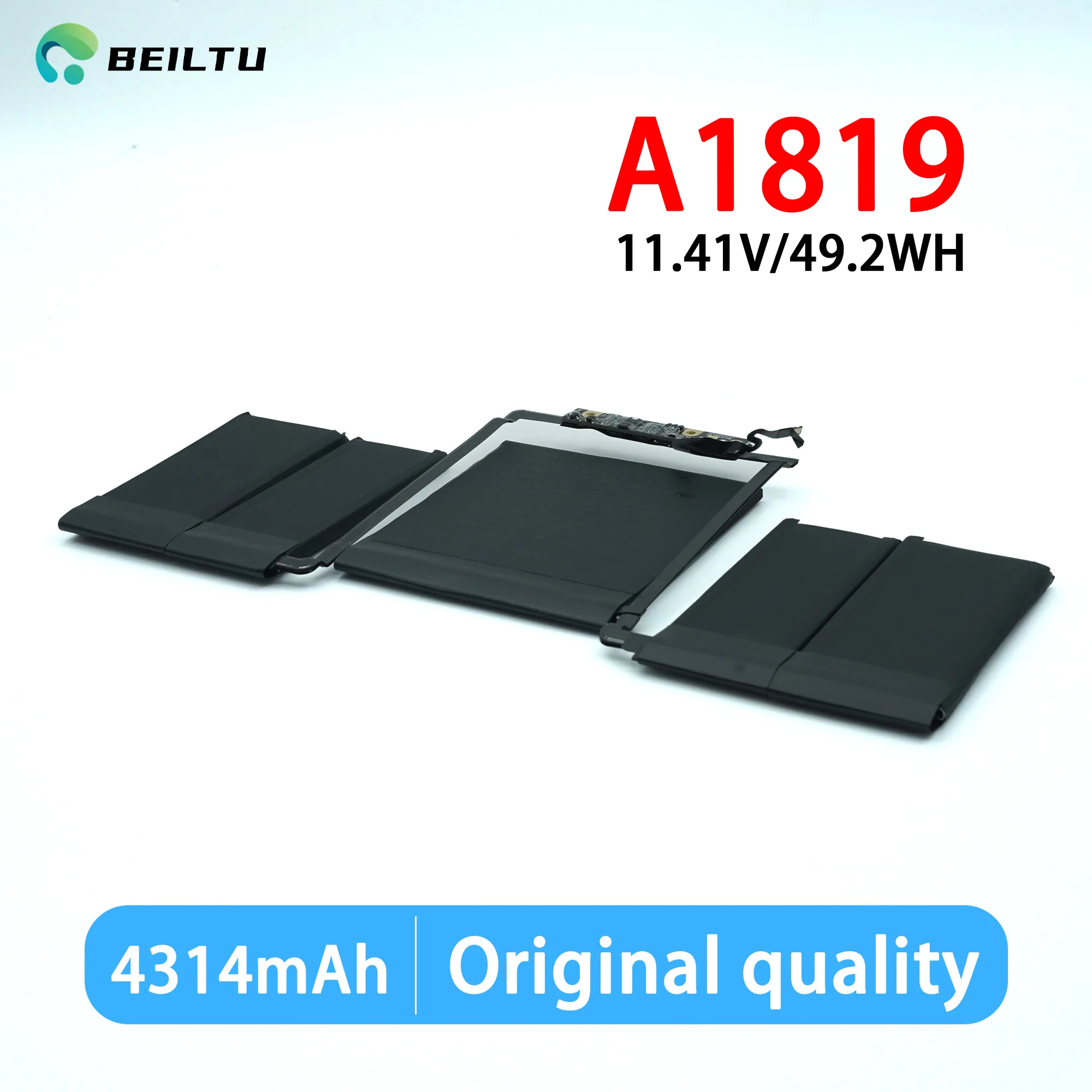A1819 49.2WH Battery for Apple MacBook Pro 13 Inch TOUCH A1706(Late 2016) Series,13-inch MLH12LL/A Series,13-inch MPXV2LL/A