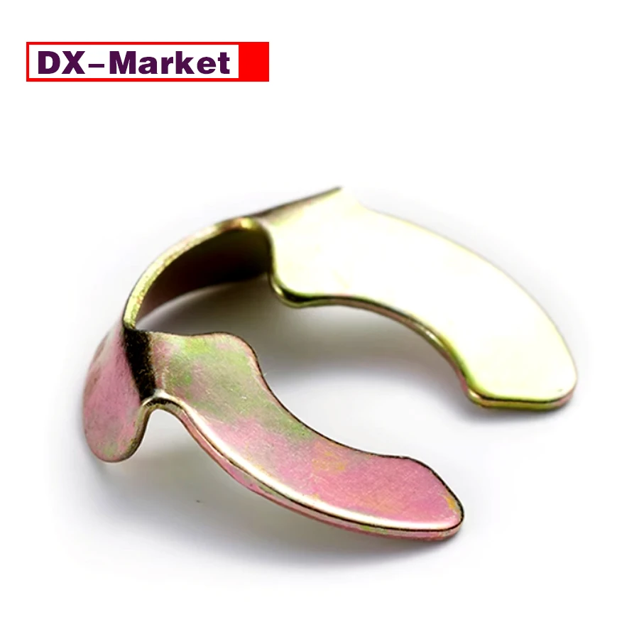 Cincin Penahan Berbentuk L, Cincin Jepret Klip Pengaman Berlapis Seng, D060