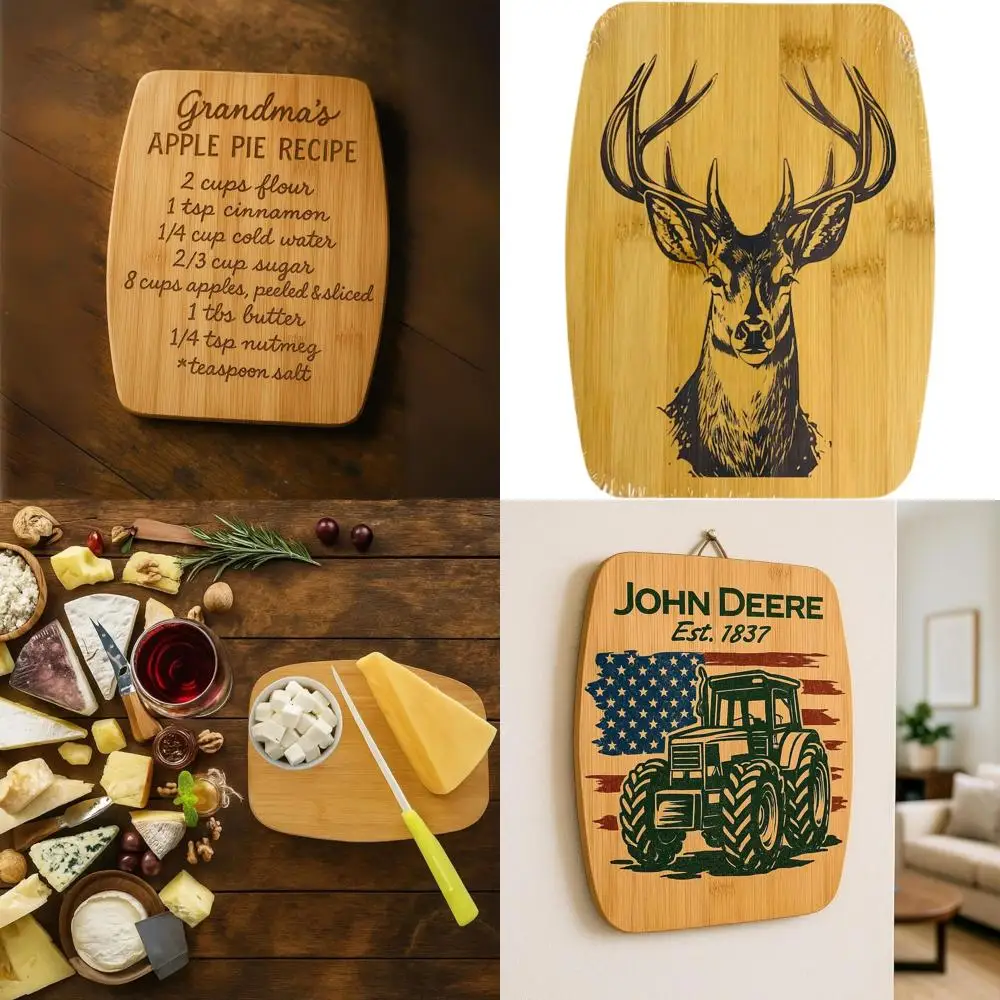 

Pack of 24 Miniature Bamboo Cutting Boards - 8x6 Unbranded Wooden Trays for Engraving, Serving, DIY, Weddings, and Decor