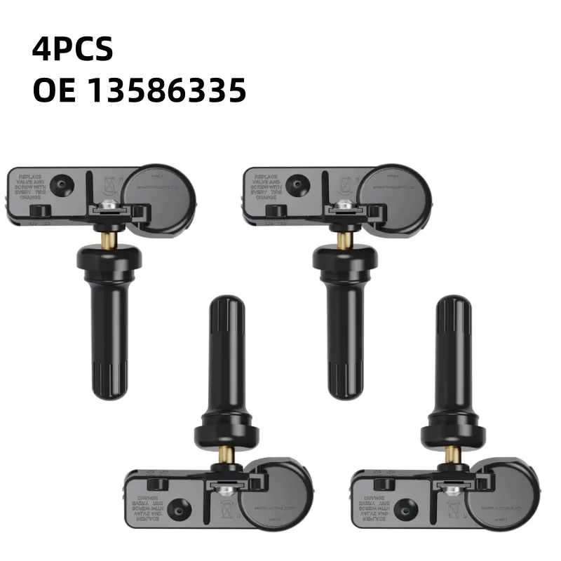 

NEW Tire Pressure Monitoring Sensors Fit For Chevy GMC 13586335 Set of 4pcs TPMS
