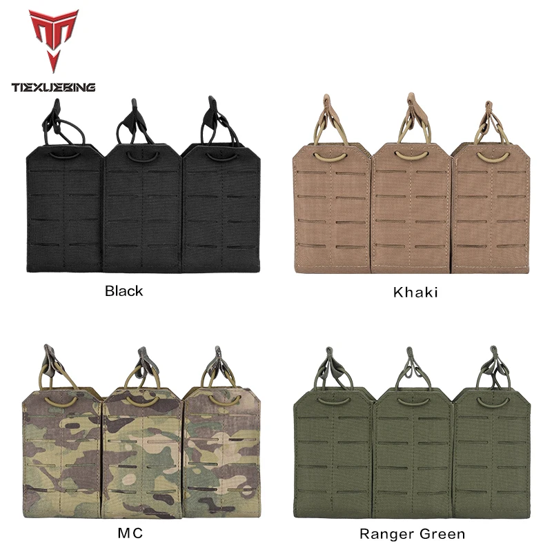 Tactical Magazine Pouch Triple Molle Mag Pouch Airsoft Ak 7.62/5.56mm M4 Ar Rifle Hunting Accessories Mag Holster - view 4