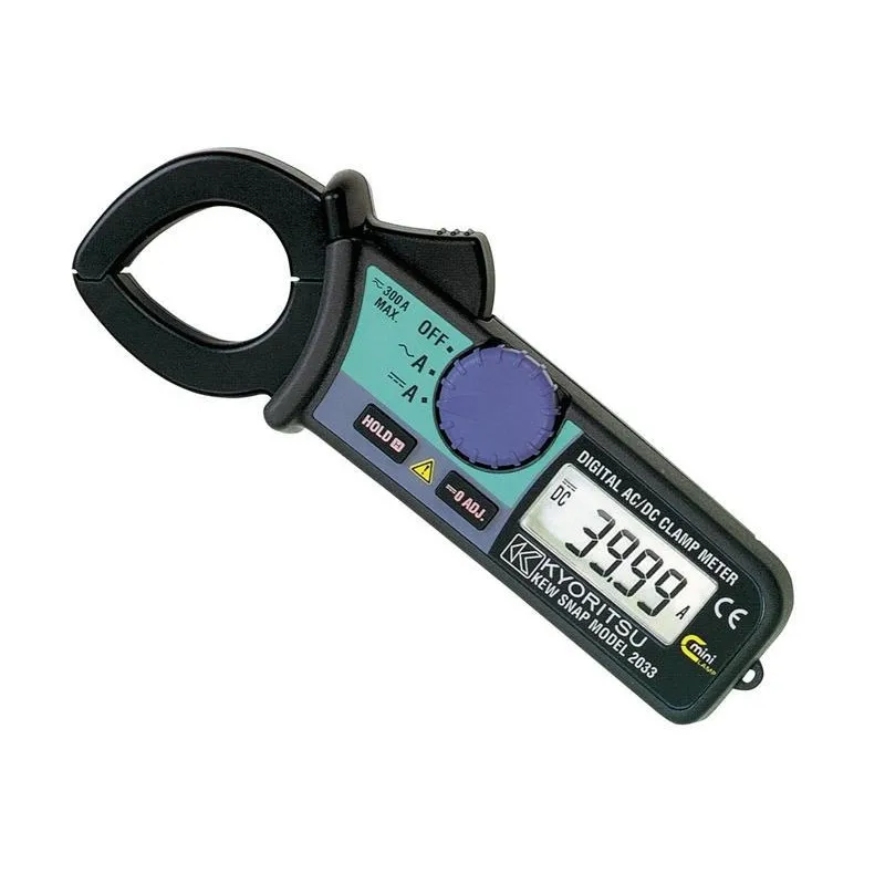 Kyoritsu MODEL 2033 AC/DC Clamp Meter Smallest clamp meter 300A auto-ranging minimum resolution of 0.01A AC/DC