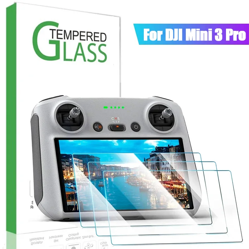 Tempered Glass Protective Film for DJI Mini 3 Pro HD Clear Screen Protector For DJI Mini 3 Pro Remote Controller Accessories