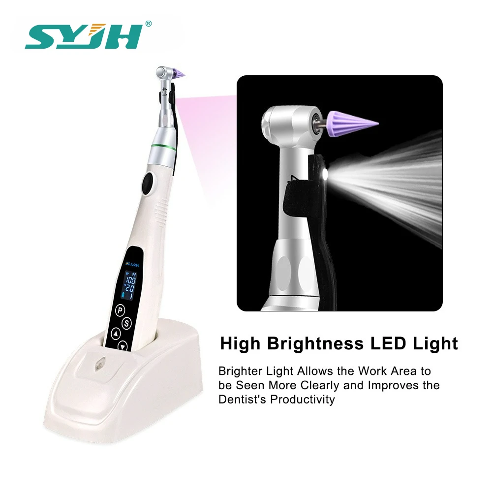 

SYJH Wireless Dental LED Polishing Grinding Electric 4:1 Motorized Bender Head Light Grinder Motor Dental Polisher Equipments