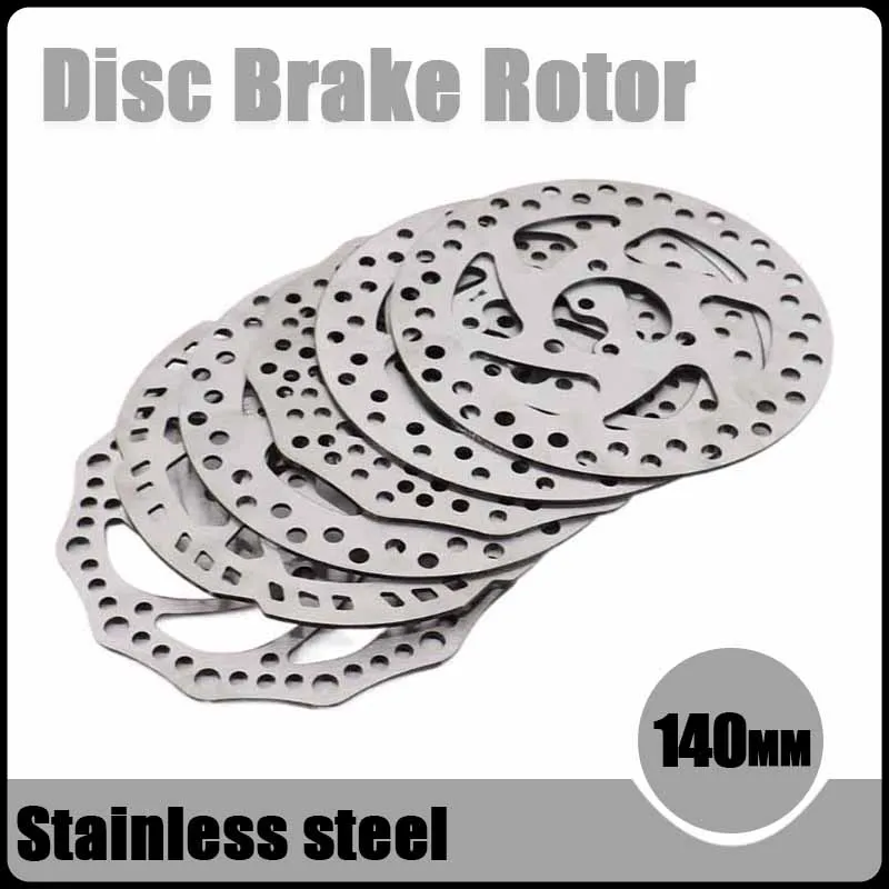 Motorcycle 140mm Disc Brake Rotor Stainless Steel 6 holes for Electric Scooter ATV QUAD Accessories