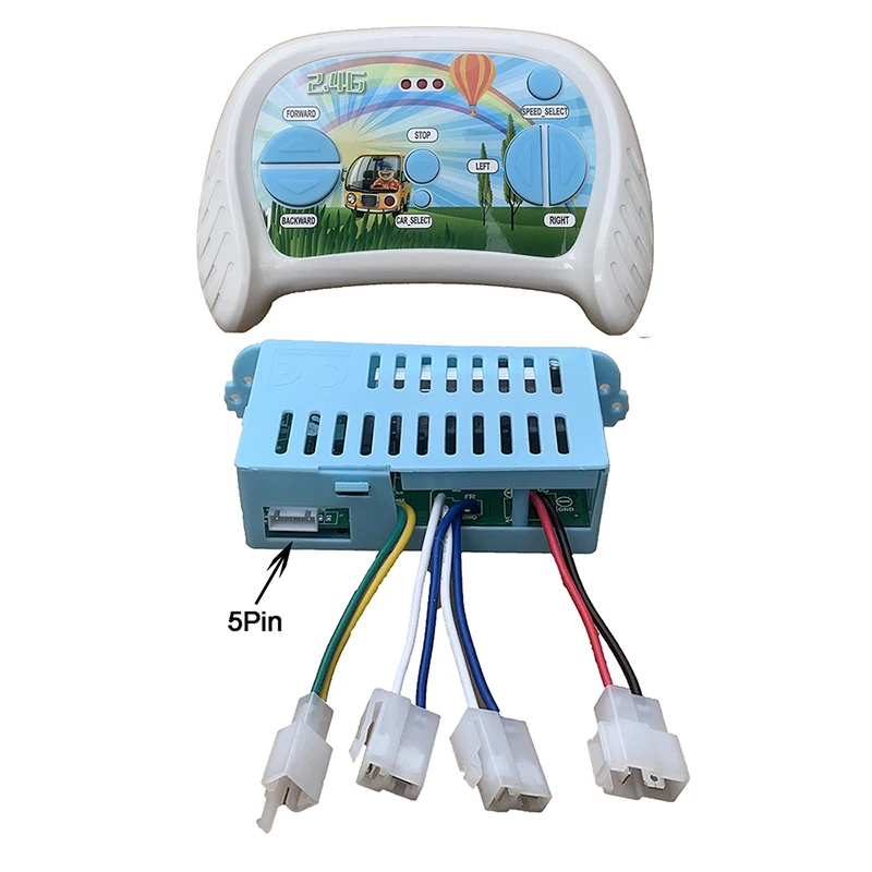 DK Dake Baby Carrier 2.4G remote controller  children's electric car 2.4G 5 Pin 40A receiver baby battery car controlle