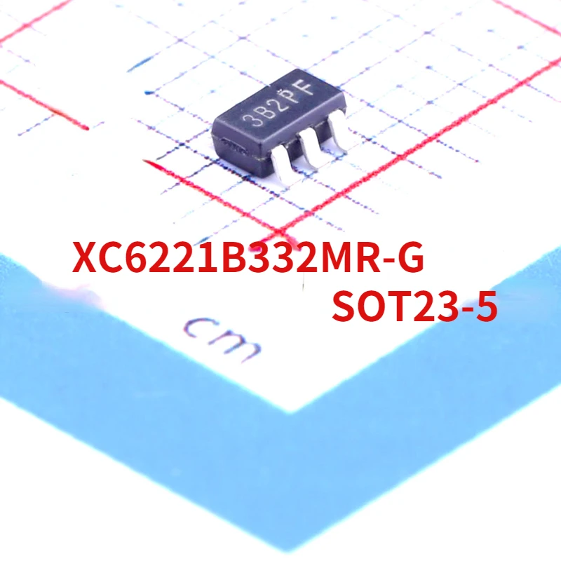 

10pcs Original brand new XC6221B332MR-G SOT23-5 3B2PF Low dropout linear regulator" XC6221B332MR-G SOT-23-5