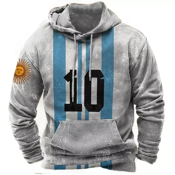 3d Printing Argentina Sports Flag Unique Men\'s/women\'s Argentina National Emblem Casual Streetwear Hoodie/zip Up/sweatshirt