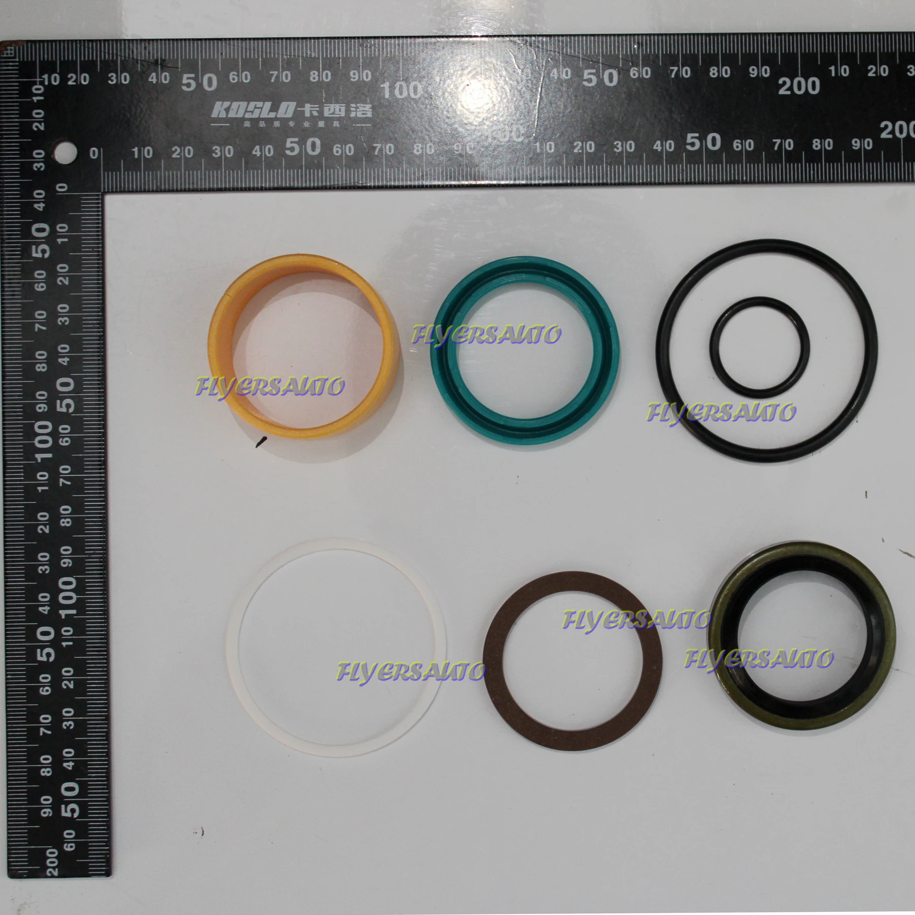 94219-00028 Rear lift cylinders SEAL KIT, LIFT CYLINDER, SUIT MITSUBISHI / CATERPILLAR FB/FD/FG 10 TO 25 MODELS # FLYERSAUTO