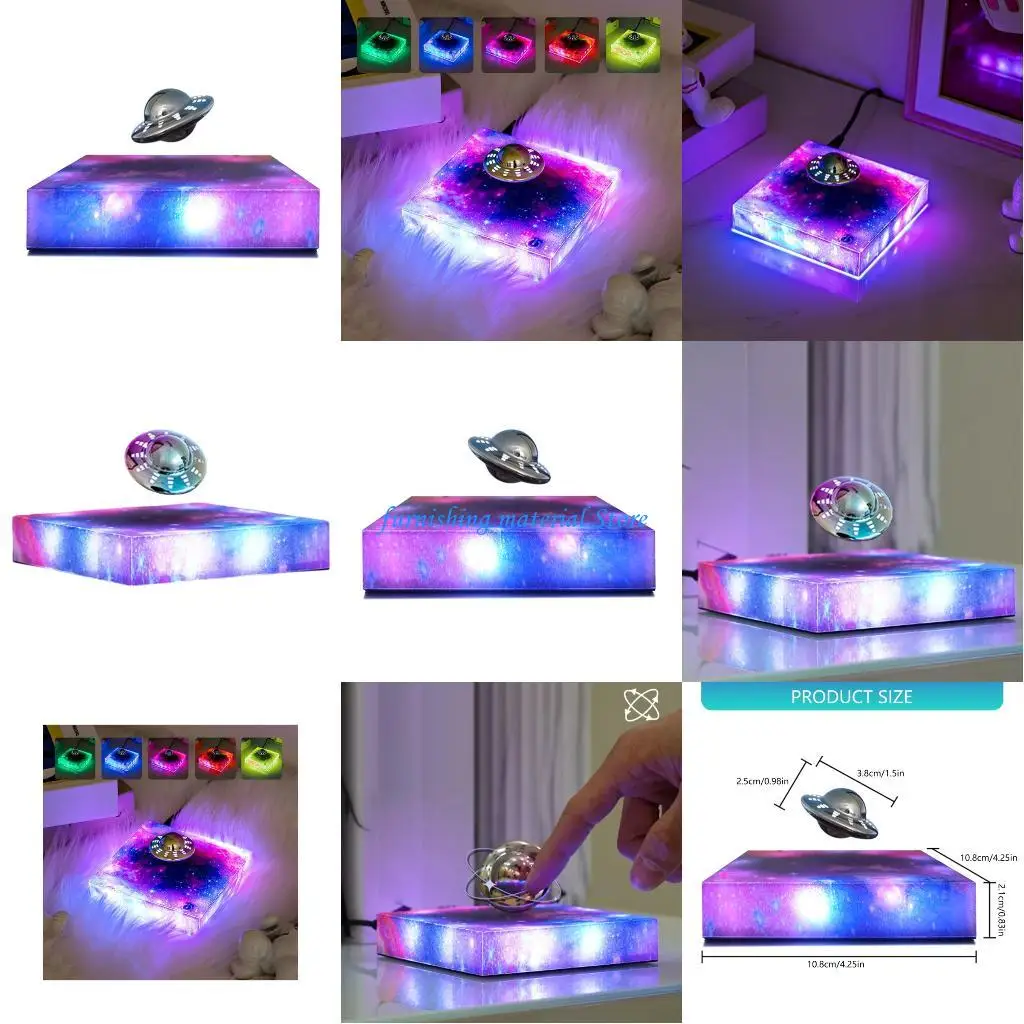 مصباح مكوك يحوم Y5GD مع عواقب متلألئة تكنولوجيا محرك صامتة هدية إبداعية للعلوم إذا أحباب #1