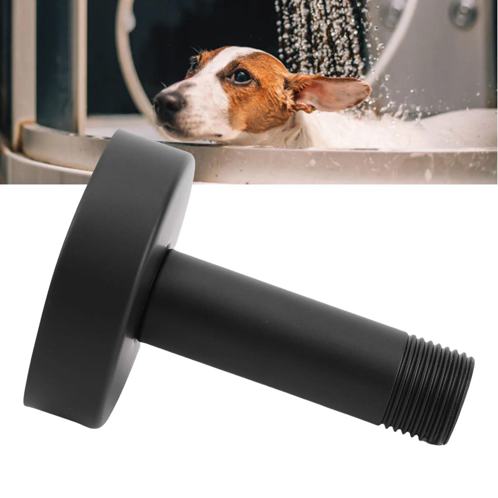 Shower Arm 3 Inch Ceiling Mounted Shower Arm Stainless Steel Straight 14 NPT 1/2 Inch Shower Pipe Arm for Standard Showerhead