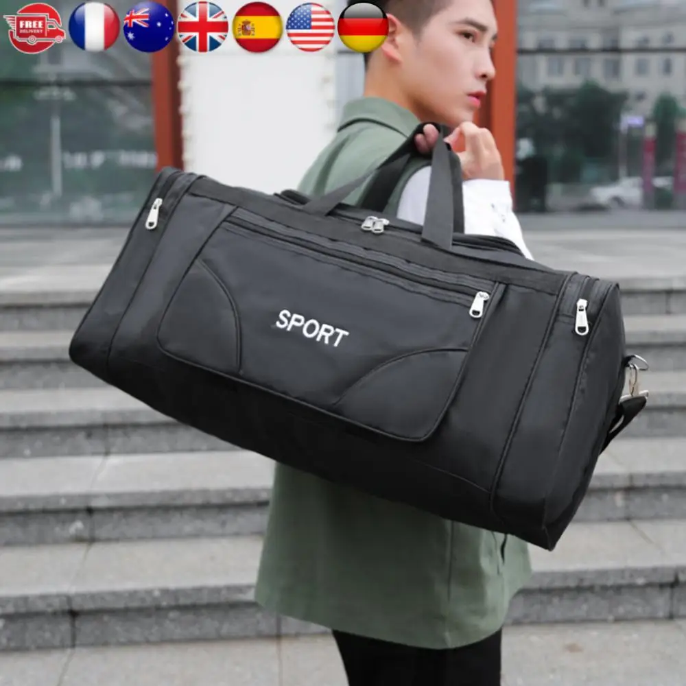 Oxford-Fitnesstasche, großes Fassungsvermögen, Yoga-Sportrucksack, verschleißfest, verstellbarer Schultergurt mit Reißverschluss für Fußball im Freien