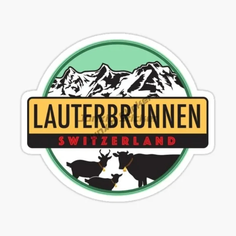 

LAUTERBRUNNEN Switzerland Car Sticker Decorate PVC Decals