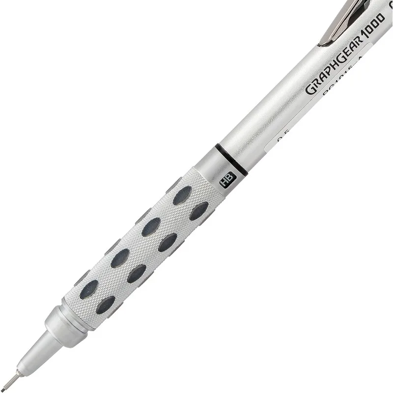 Pentel Graph Gear 1000 Mechanical Drafting Pencil With Eraser Metal Body 1pc Automatic Pencil Japanese 0.5 mm 0.3 mm 0.7 0.9 mm image 3