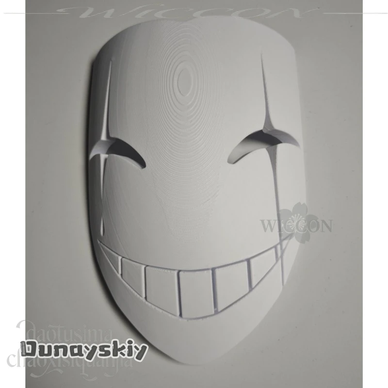MAG COS*/Pierrotot 3D Polylactic Acid Mask Props Horror Clown Mask Halloween Party Cos The Freakak Anime Game Circsus Cosplay view 5