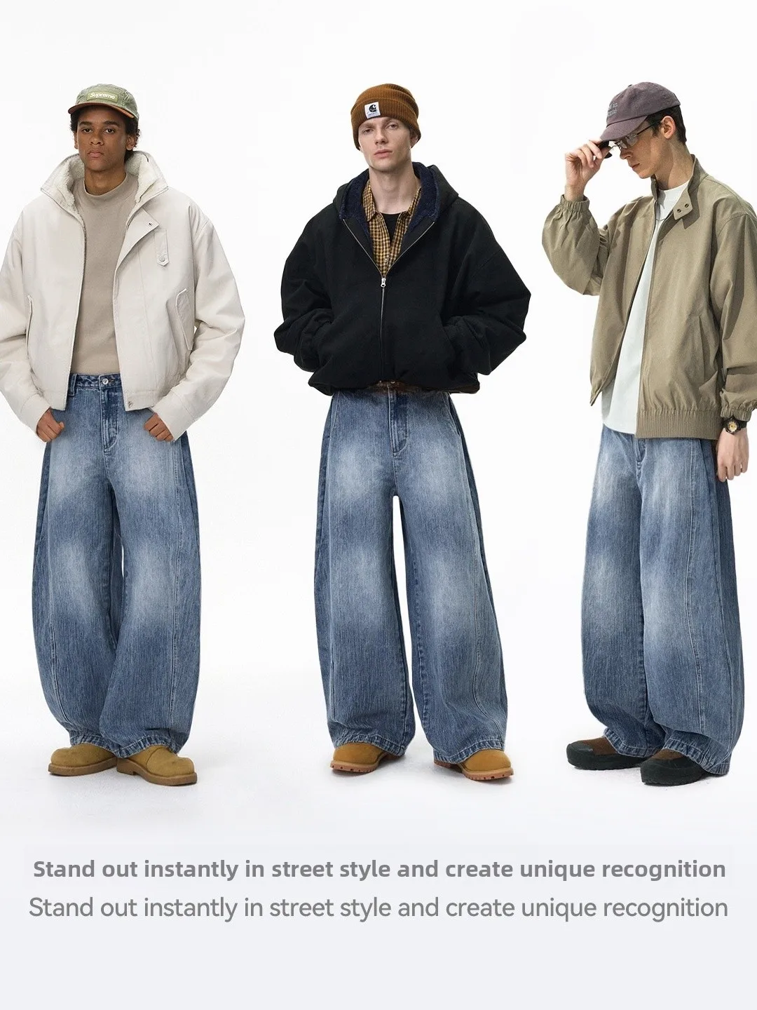 

Мужские джинсы в американском ретро-стиле, повседневные, весна-осень, новинка, зауженный крой, прямые штанины, на молнии, уличный стиль