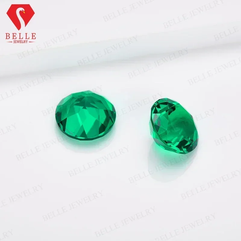 New Promotion Lab Grown Emerald Diamond Brilliant Round Cut Columbia Emeralds Gemstone Advanced Jewelry Rings AGL Certificate