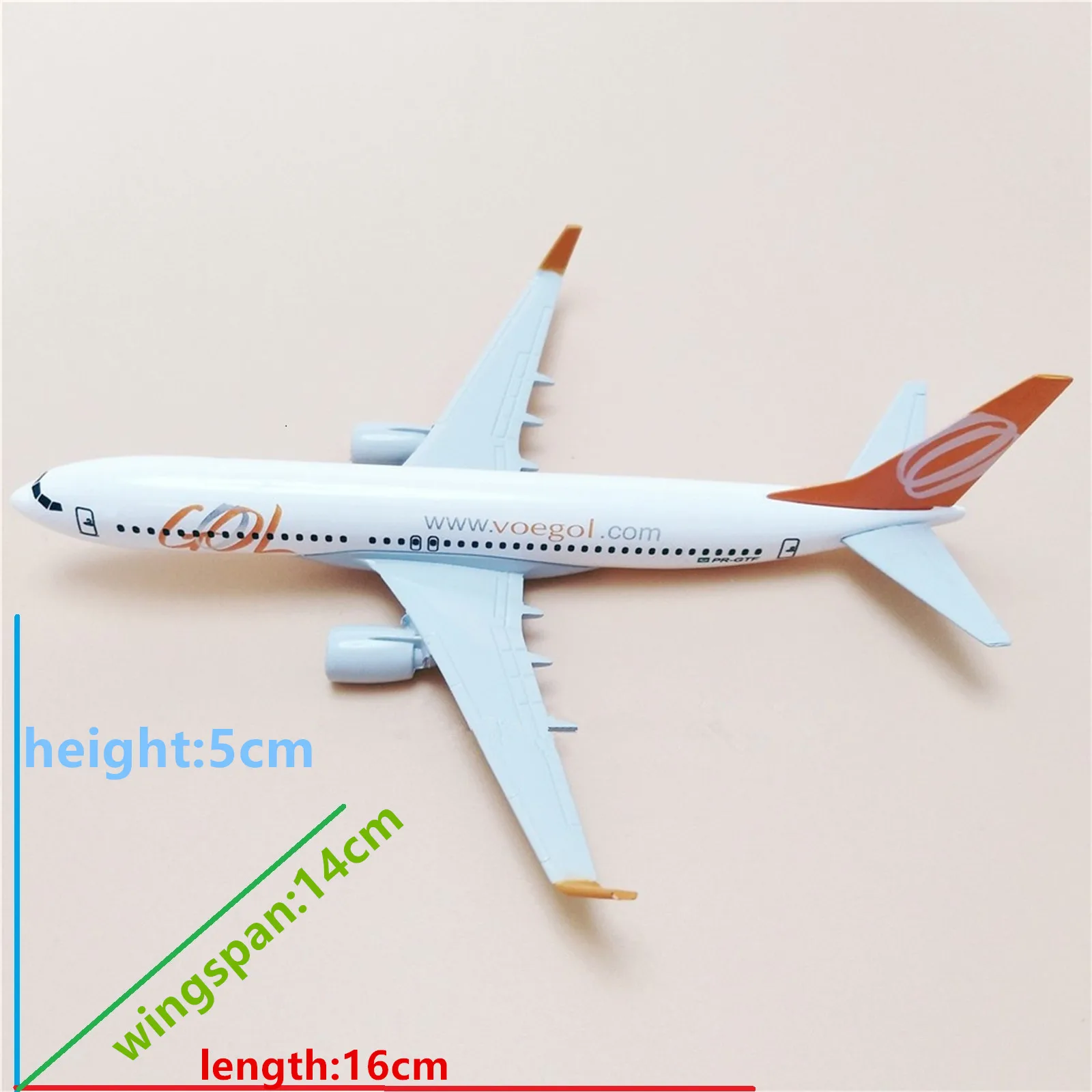 البرازيل GOL 737 سبيكة 1/400 مقياس طائرة طائرة نموذج طائرة 14x16x5 سنتيمتر تذكارية المنزل بار قاعة القهوة ديكور هدية لعبة جمع #5