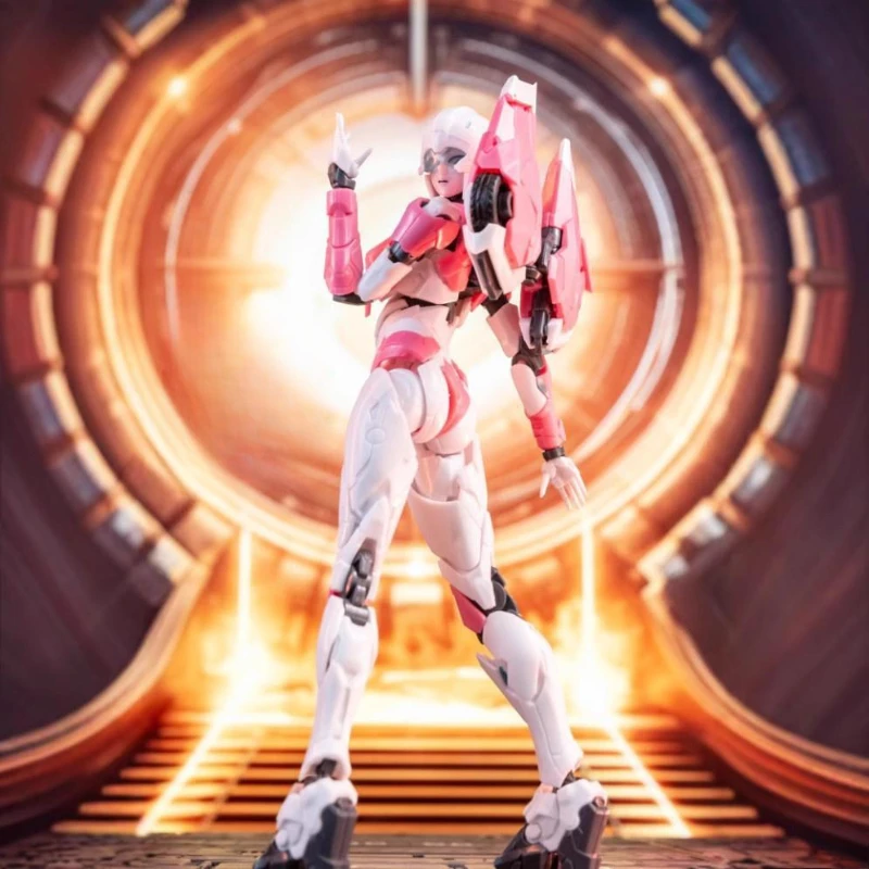 【Spot Goods】Transformed Toys M66336 Feinbeschichtete zusammengebaute Version Pink White Meili Ash Alsey Modell Originalverpackung Sammlung Geschenk