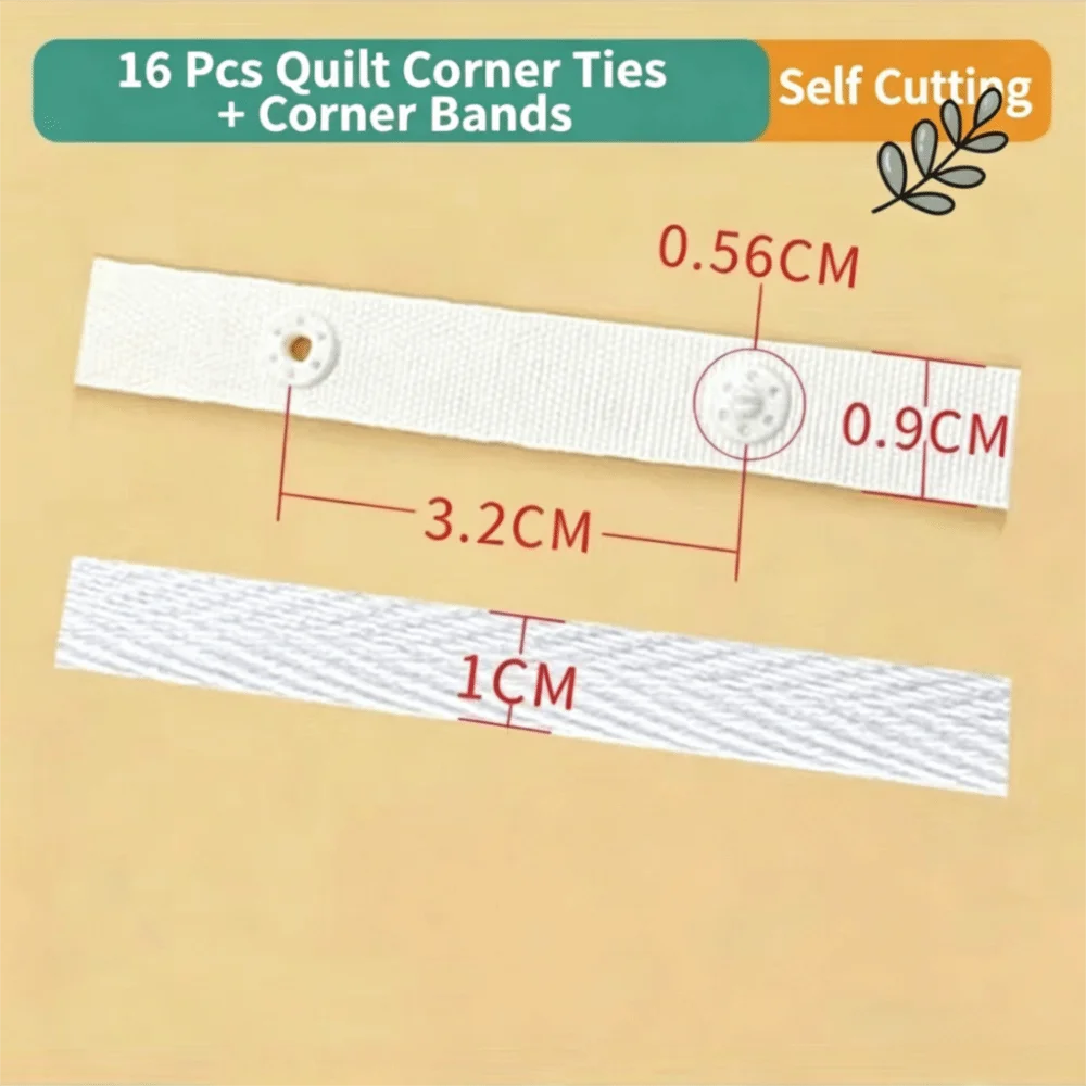 4/8/16PCS Four Corner Fixed Quilt Cover Ties Flat Rope Binding Mother Buckle Bedding Ties Secure Fit Reusable Duvet Snap Clips