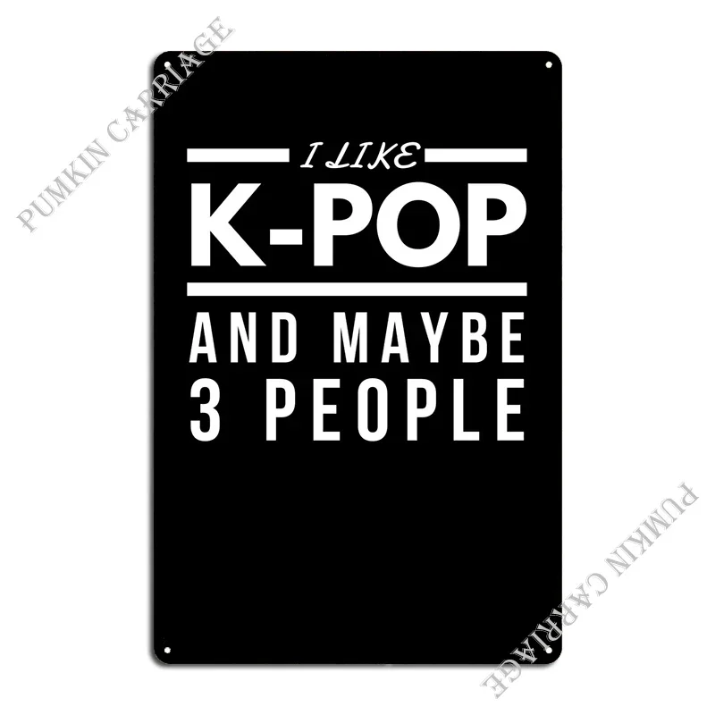 Kpop Kdrama Metal Sign Party Bar Cave Wall Cave Wall Decor Tin Sign Poster