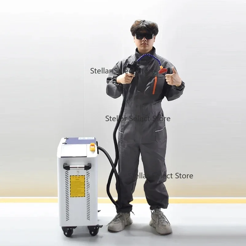 High Speed Stable Star Handheld Pulse Fiber Laser Cleaning Rust Machine for Metal Wood Varnish Painting Cleaner