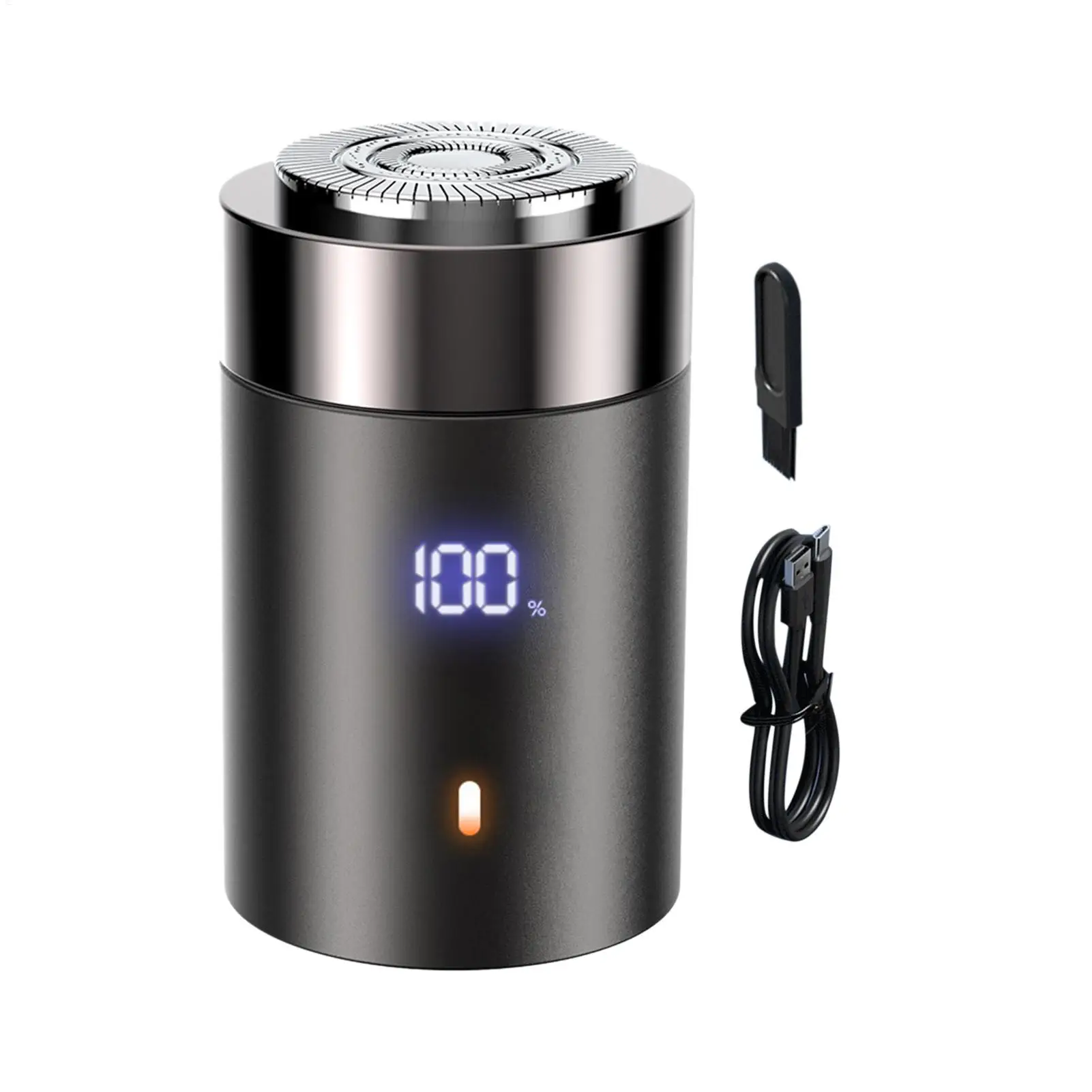 Electric Grooming Razor Mini Electric Shaver Rechargeable Beard Trimmer Potable Handhold For Travel Bathroom Office Home Shower