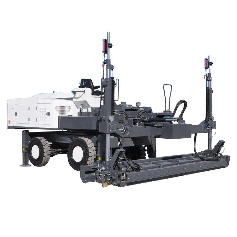 360 Degree Rotation Boom Type Concrete Laser Screed with Yanmar Engine Concrete Flooring Leveling Machine