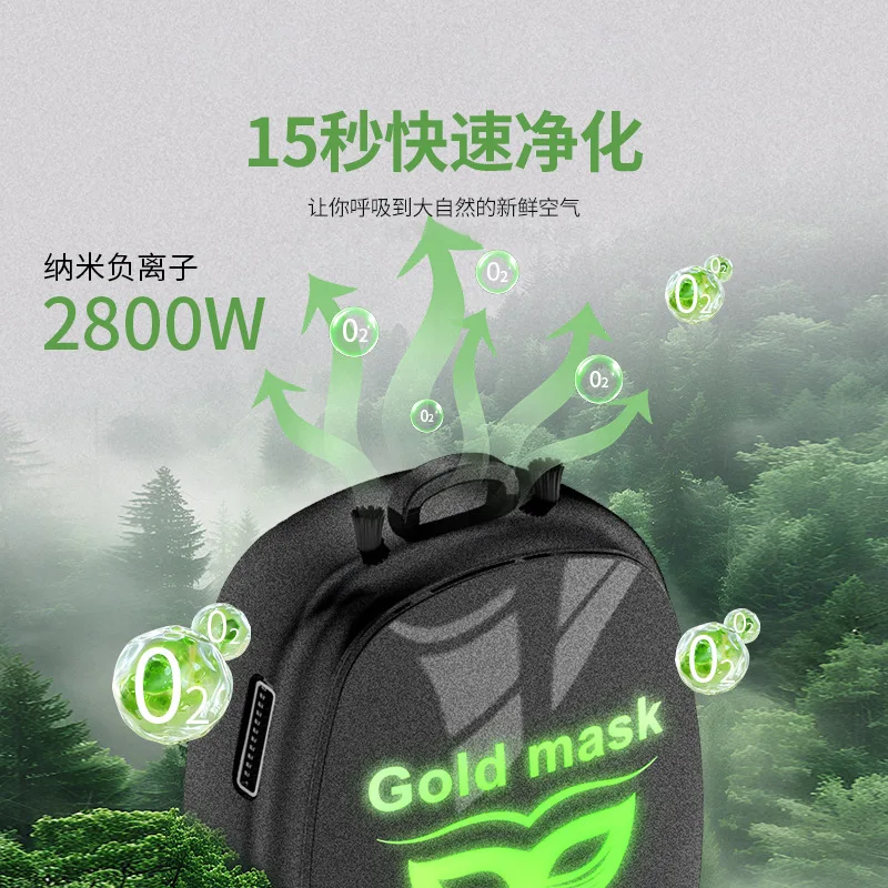 Portable Neck‑Hang Negative Ion Air Purifier Mini Wearable Smoke Odor Remover