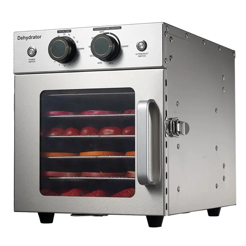 220vfood Dehydrator Maschine elektrischer Trockner Dörr geräte elektrischer Obst trockner für Lebensmittel Rindfleisch Trocken fleisch Obst und Gemüse Trockner