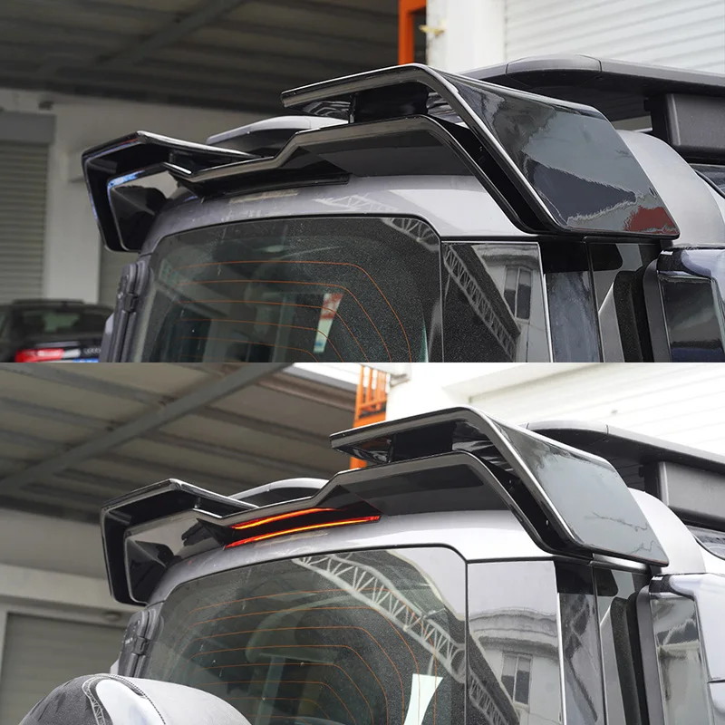 For  Defender Rear Roof Spoiler 2022 2023 High Quality ABS Material Rear Roof Spoiler Tail Spoiler Wings