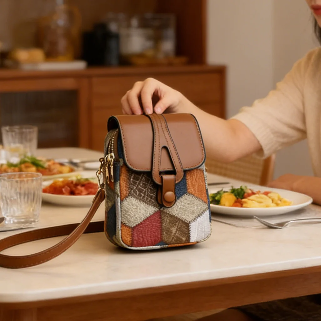 

Multi-layer Flap Bag Ladies Trendy Vertical Soft Leather Shoulder Bags Classic Top Handle Satchel Bags Women Crossbody Bags