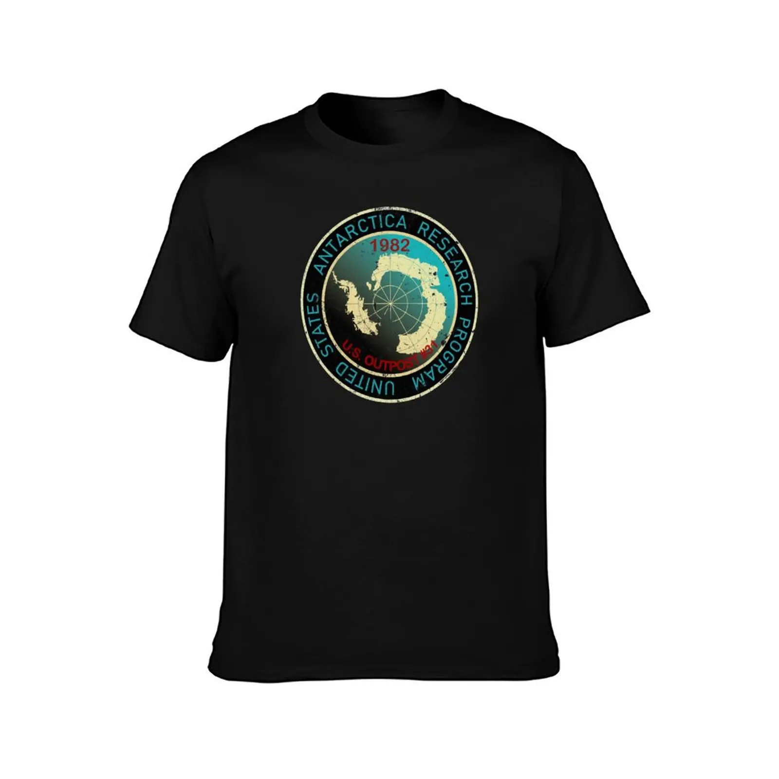 The Thing Antarctica Research Program Outpost 31 T-Shirt Fashion Casual Short Sleeve Top T-Shirt
