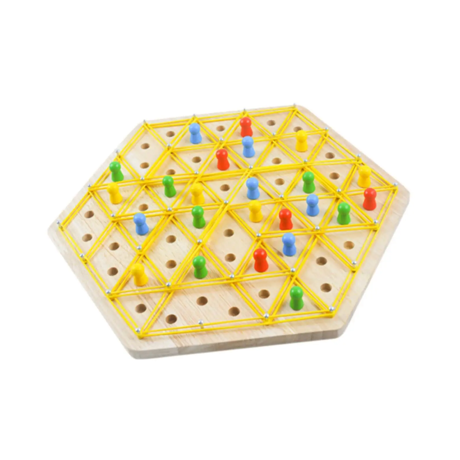 Chain Triangle Chess Game Logical Puzzles Board Game for Family Game Picnic
