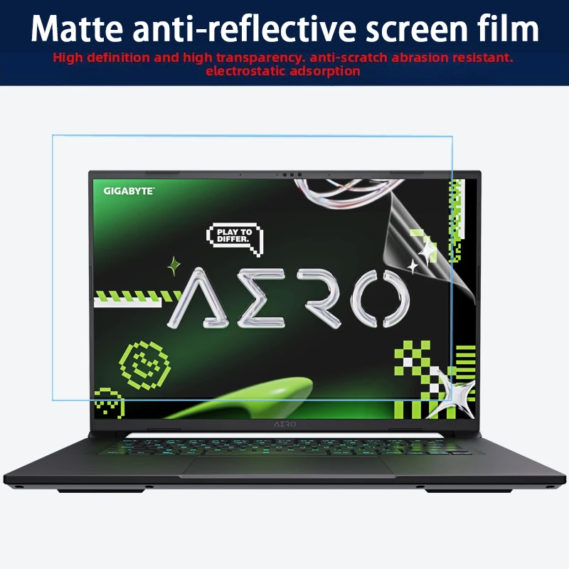 

Для GIGABYTE GAMING A16/AERO X16 пленка для экрана 16-дюймовый ноутбук закаленная пленка высокой четкости антисиняя защитная пленка пленка для клавиатуры