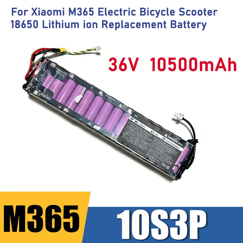 For the 36V lithium-ion replacement battery pack of Xiaomi M365 electric scooter bicycle, 7800mAh/10500mAh