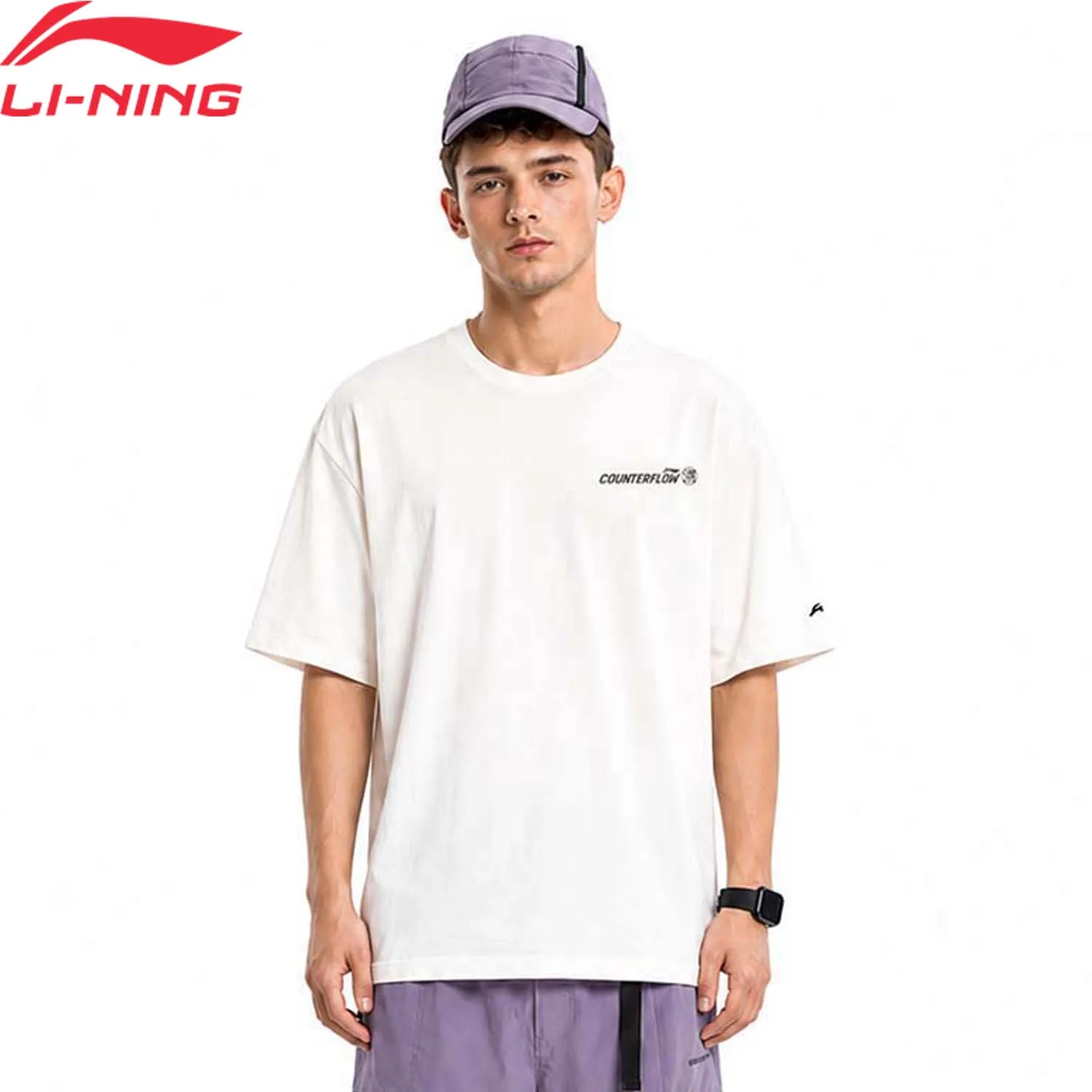 li-ning-ユニセックス-アウトドア-tシャツ-ln-dry-日焼け防止-100-ポリエステル-ルーズフィット-ソフトで快適な裏地付きレジャー-tシャツ-atsw407