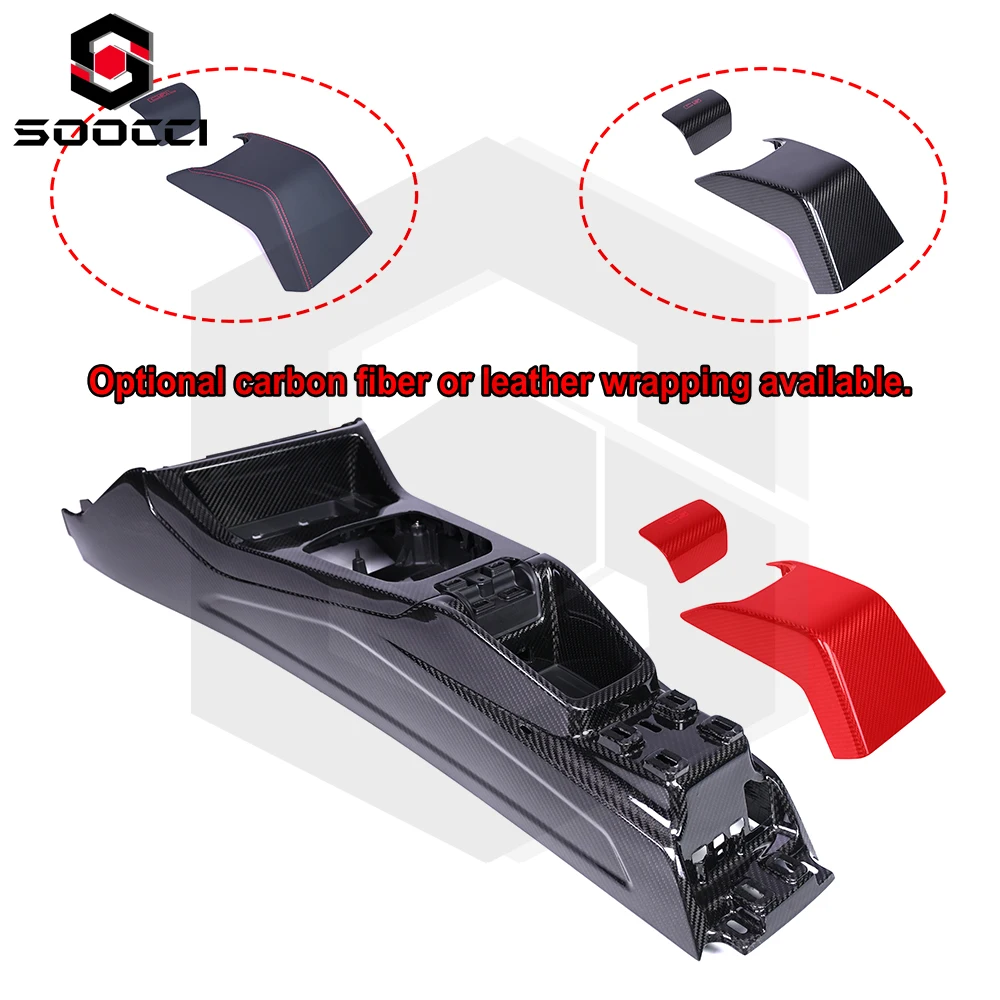 Dry Carbon Fiber CS Style Center Console Panel Replace for the BMW G80 G81 M3 G82 G83 M4 G87 M2 CSL Automotive Interior